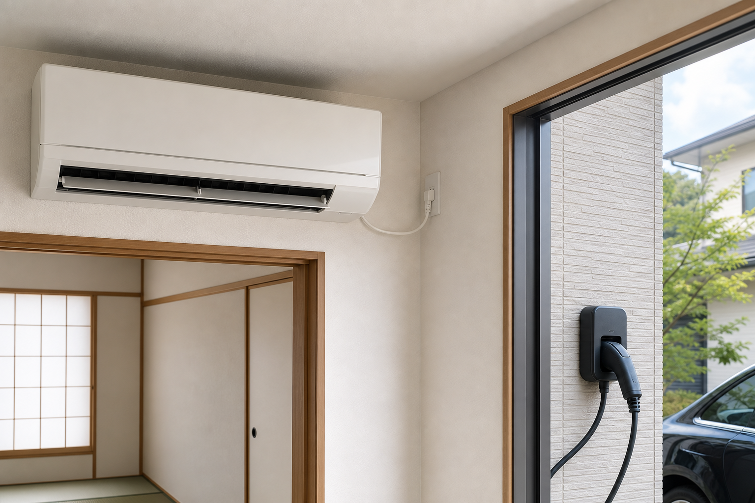 エアコン・EV充電設備